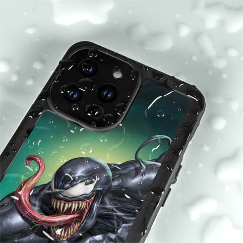 Marvel Venom Symbiote iPhone 15 Pro Waterproof Case